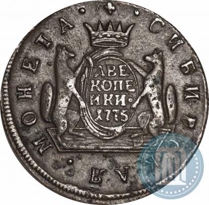 Picture 2 kopecks 1775 year КМ 