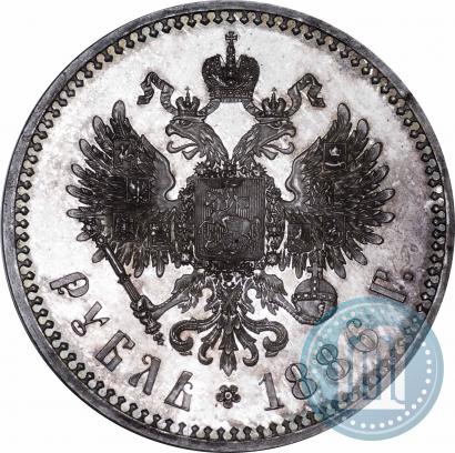 Фото 1 рубль 1886 года (АГ) 