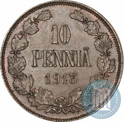Picture 10 pennia 1913 year  