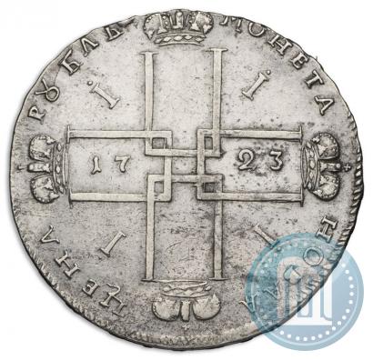 Picture 1 rouble 1723 year OK "Portrait with ermine mantle"