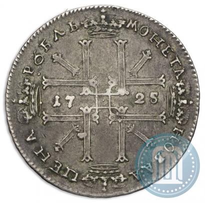 Picture 1 rouble 1725 year  "Portrait in ancient armour"