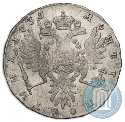 Фото Полтина 1735 года  