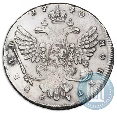 Фото 1 рубль 1740 года  "Московский тип"