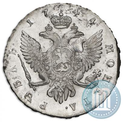 Picture 1 rouble 1744 year СПБ 