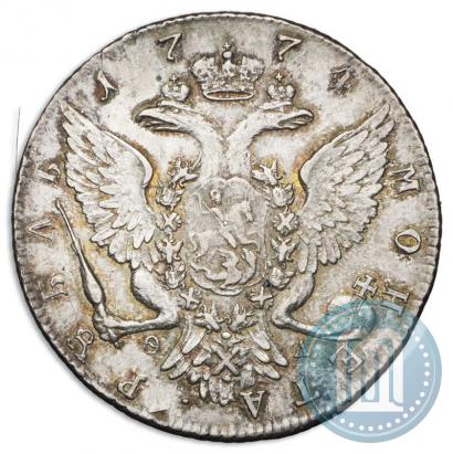 Фото 1 рубль 1774 года СПБ-ФЛ 