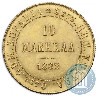 Picture 10 markkaa 1882 year S 