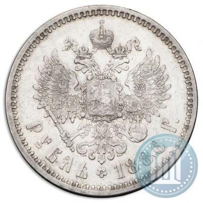 Picture 1 rouble 1886 year (АГ) 