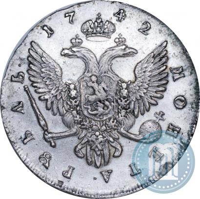 Picture 1 rouble 1742 year СПБ 