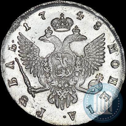 Picture 1 rouble 1748 year СПБ 
