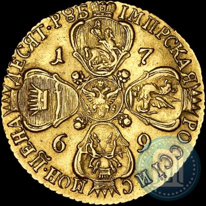 Picture 10 roubles 1769 year СПБ 