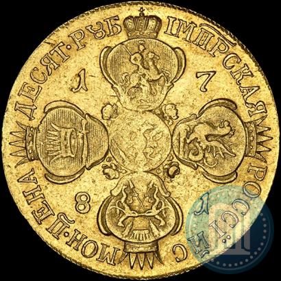 Picture 10 roubles 1781 year СПБ 