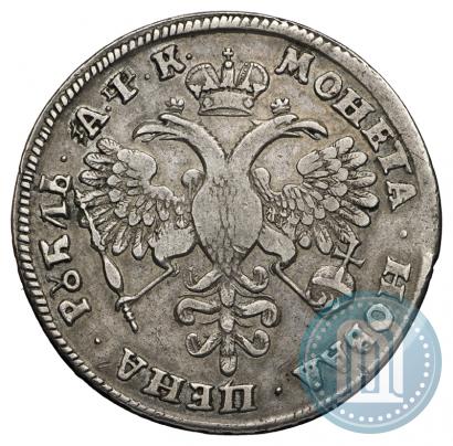 Picture 1 rouble 1720 year OK "Portrait in armour"