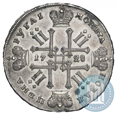 Picture 1 rouble 1728 year  "Type of 1728"