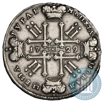 Picture 1 rouble 1729 year  "Type of 1727"