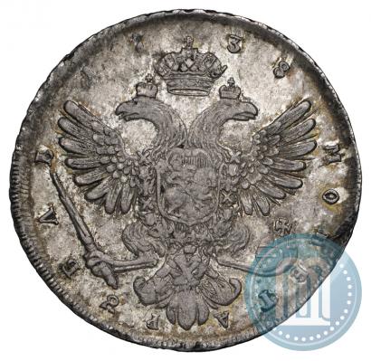 Picture 1 rouble 1738 year СПБ "Petersburg type"