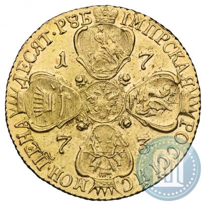 Picture 10 roubles 1773 year СПБ 