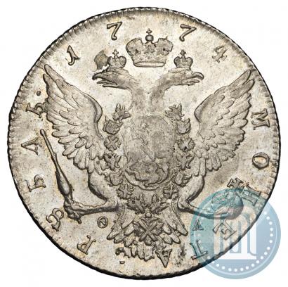 Фото 1 рубль 1774 года СПБ-ФЛ 