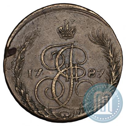Picture 5 kopecks 1787 year ЕМ 