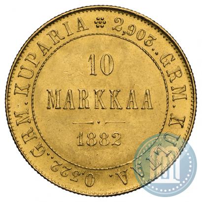 Picture 10 markkaa 1882 year S 