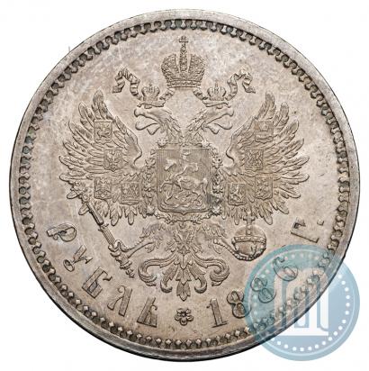 Фото 1 рубль 1886 года (АГ) 