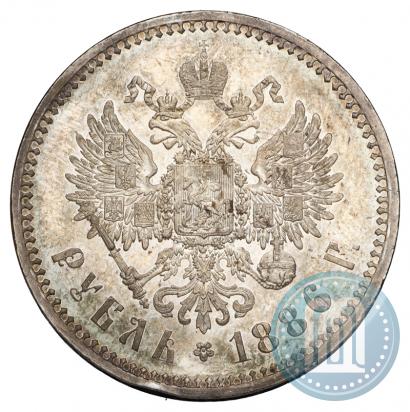 Фото 1 рубль 1886 года (АГ) 