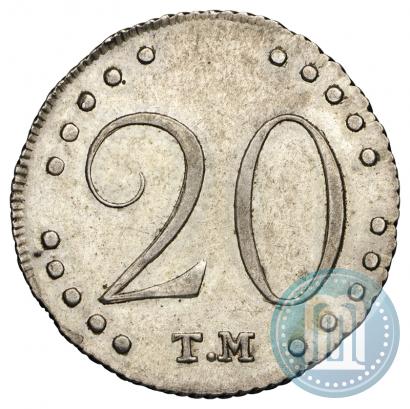 Picture 20 kopecks 1787 year ТМ 
