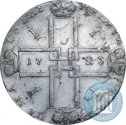 Фото 1 рубль 1723 года OK "Портрет в горностаевой мантии"