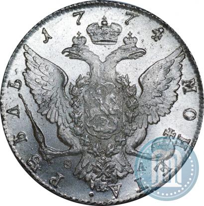 Picture 1 rouble 1774 year СПБ-ФЛ 