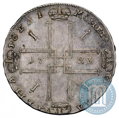 Picture 1 rouble 1723 year OK "Portrait with ermine mantle"
