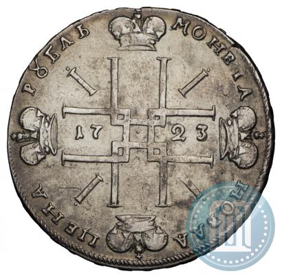 Фото 1 рубль 1723 года OK "Портрет в горностаевой мантии"
