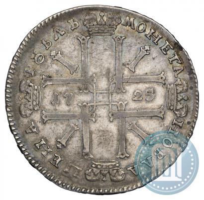 Picture 1 rouble 1725 year OK "Portrait in ancient armour"