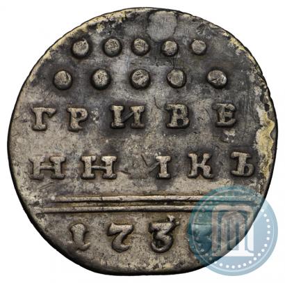Фото Гривенник 1733 года  