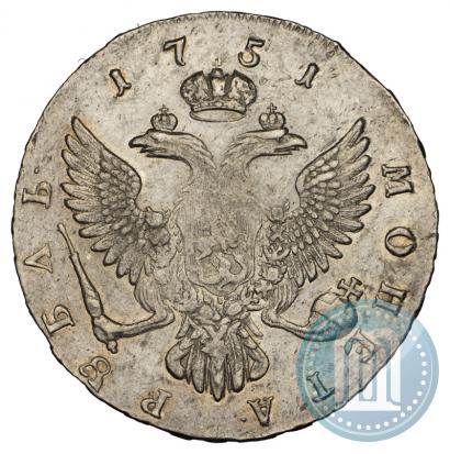 Picture 1 rouble 1751 year ММД 