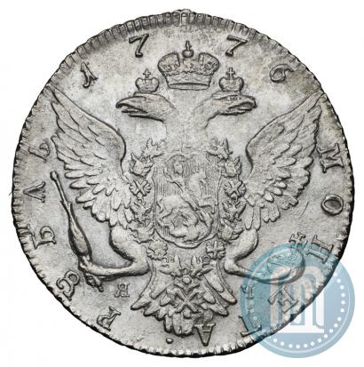 Фото 1 рубль 1776 года СПБ-ЯЧ 