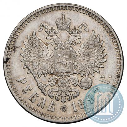 Picture 1 rouble 1897 year (**) 
