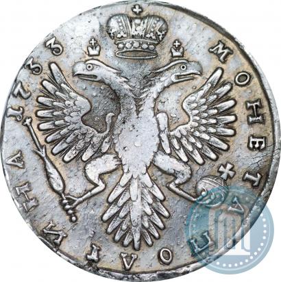 Фото Полтина 1733 года  
