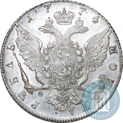 Picture 1 rouble 1774 year СПБ-ФЛ 
