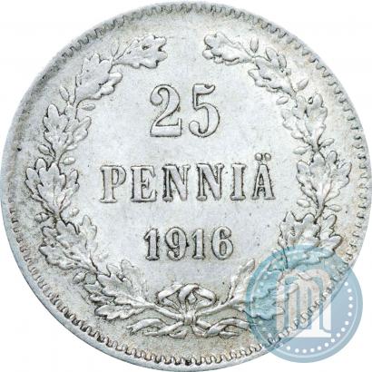 Picture 25 pennia 1916 year S 