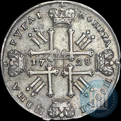 Фото 1 рубль 1728 года  "Тип 1728"