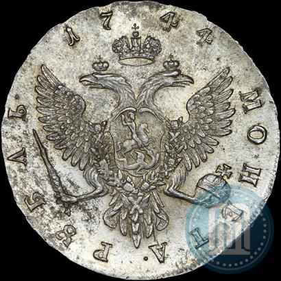Picture 1 rouble 1744 year ММД 