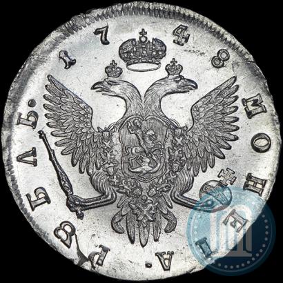Picture 1 rouble 1748 year СПБ 