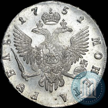 Picture 1 rouble 1751 year СПБ 