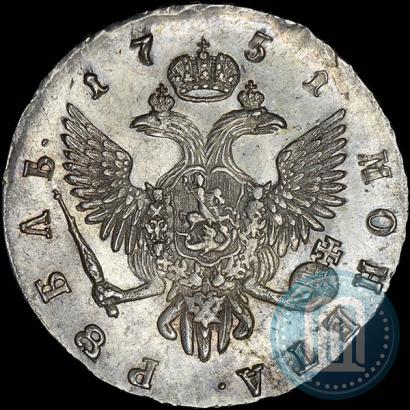 Picture 1 rouble 1751 year СПБ 