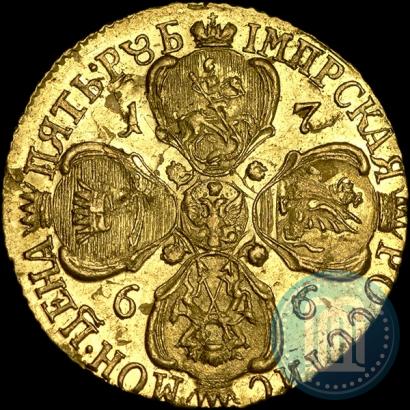 Picture 5 roubles 1766 year СПБ 