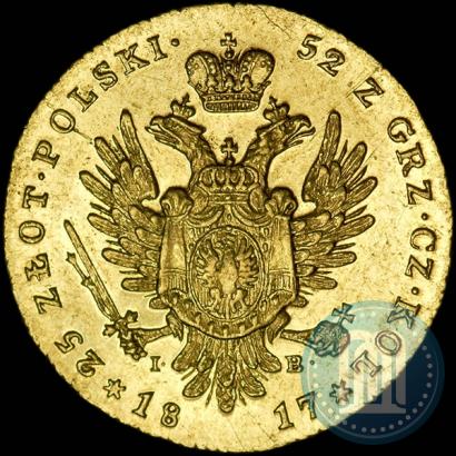 Picture 25 złotych 1817 year IB 