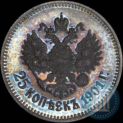 Picture 25 kopecks 1901 year  