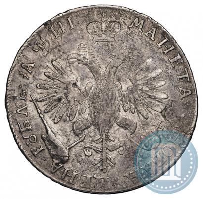Фото 1 рубль 1718 года OK-L 