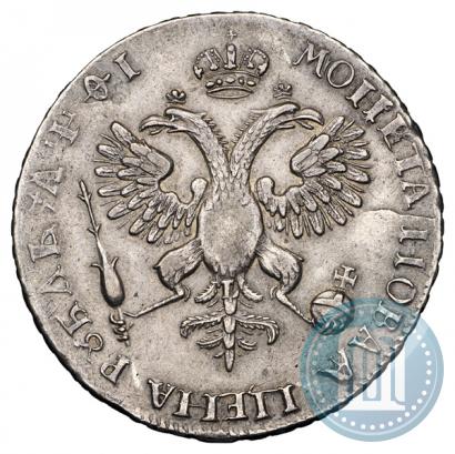 Фото 1 рубль 1719 года OK-L "Портрет в латах"