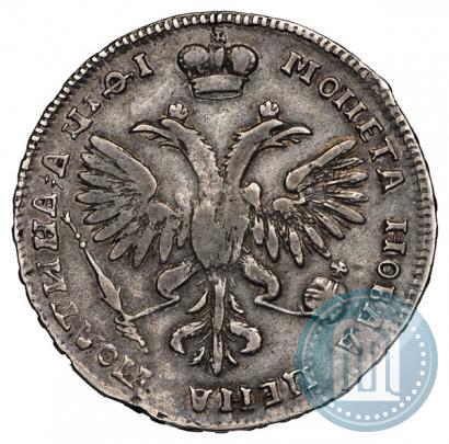 Фото Полтина 1719 года  "Портрет в латах"