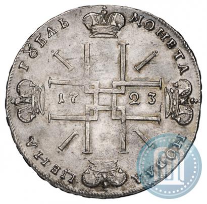 Picture 1 rouble 1723 year OK "Portrait with ermine mantle"
